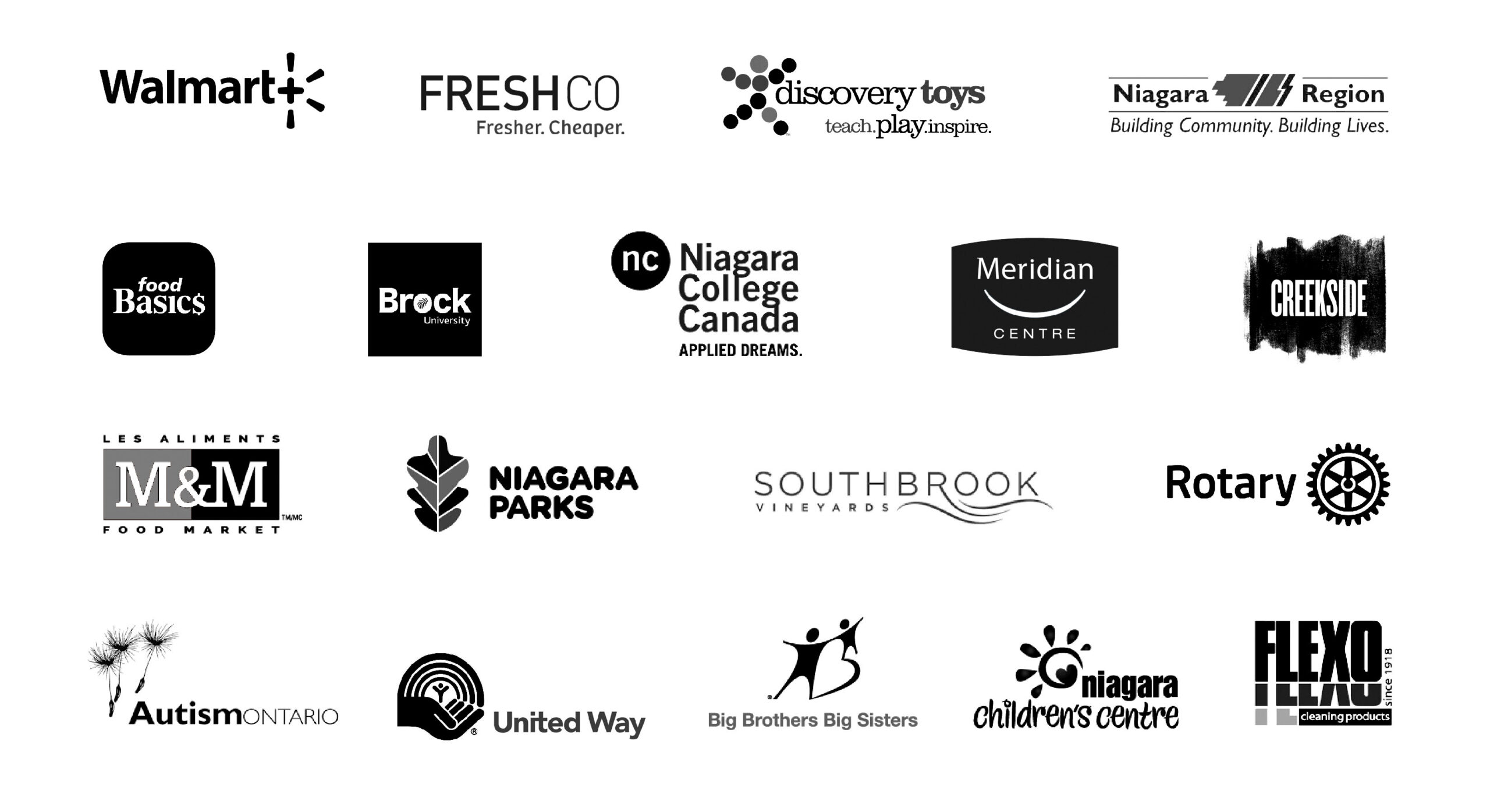 Logos from various companies that Campbell Creative has worked with. 